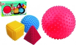 Sensorische set van geometrische vormen LITTLE HERO, 4 stuks