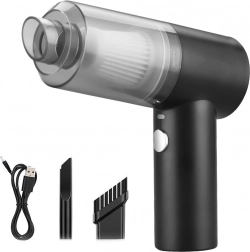 Accu-handstofzuiger voor auto 120 W, zakloos met LED en USB