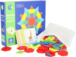 Houten mozaïek Montessori puzzel 155 stukken