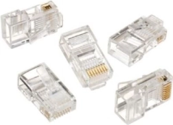 Netwerkconnector RJ45 voor massieve ader (100 stuks)