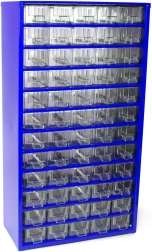 Metalen werkplaatskast met 60 kleine laden 30,5 × 55 × 15,5 cm TOKOZ