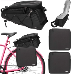 Set fietstassen voor bagagedrager Trizand 16 l (3 stuks)
