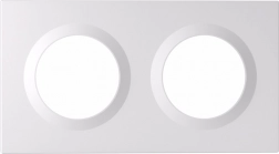 Afdekraam voor dubbele schakelaar SONOFF Orb EF2G, wit