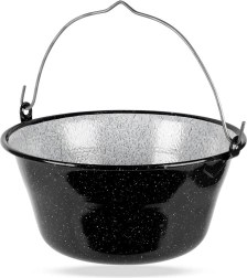 Hangende Hongaarse geëmailleerde ketel 7,5 l