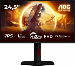 Aoc 25g4kur 24,5" gaming ips-monitor 420 hz met pivot