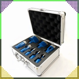 Set diamantgatenzagen voor gres en tegels 6–68 mm in koffer