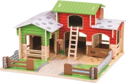 Houten boerderij COBBLESTONE Bigjigs Toys