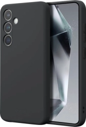 Silicone hoesje Color Cover voor Samsung Galaxy S24+ – zwart