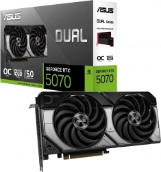 Asus Dual GeForce RTX 5070 12 GB GDDR7 grafische kaart