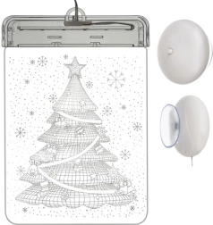 Vitraž LED 3D – kerstboom – Kerstboom