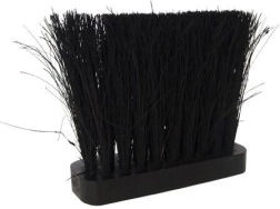 Haardborstel van hout met kokosvezel ZWART – reserveonderdeel