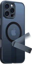 Torras Pstand Spin hoesje voor iPhone 16 Pro zwart