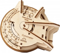 UGEARS houten mechanische curvimeter STEM – 3D-puzzel (opisometer)