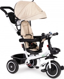 Kinderdriewieler met 360° draaibare zitting ECOTOYS beige