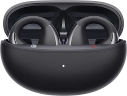 Qcy crossky clip c30s draadloze open oortelefoons (zwart)