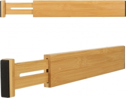 Verstelbare bamboe lade-organizer voor bestek en gereedschap 43 cm