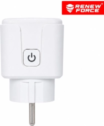 Intelligente wifi-stekker RENEW FORCE 16 A met verbruiksmeting