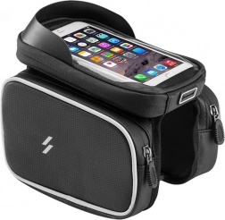 Waterdichte framefietstas MalTrack met telefoonhouder