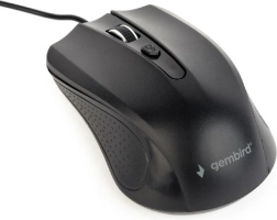 Zwarte optische USB-muis