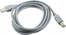 USB 2.0 kabel AB (AM–BM) 1,8 m grijs