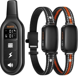 Trainingshalsband voor honden met bereik van 1000 m en twee halsbanden