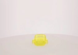 Reis-zeepdoosje, afsluitbaar kunststof zeepdoosje, type II - mix kleuren