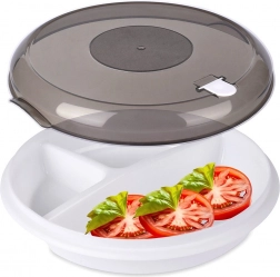 Gedeeld magnetronbord 25 cm met geventileerd deksel