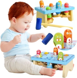 Houten hamertafel VOGELS Small Foot