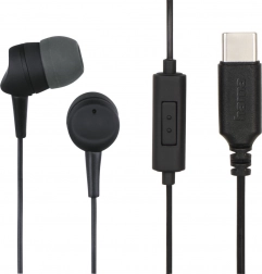 Bedrade in-ear oordopjes met USB‑C, zwart
