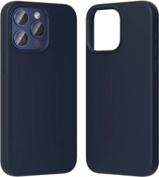 Siliconen hoesje Vention voor iPhone 15 Pro Max, blauw, met MagSafe-ondersteuning