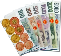 Speelgeld Tsjechische kronen