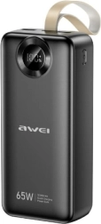 Powerbank Awei PA-34 30000 mAh 65 W met snel opladen, zwart