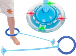 Springring voor de enkel met LED-licht – Blauw