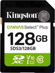 SD-geheugenkaart 128GB Kingston Canvas Select Plus Gen3