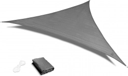 Waterdicht schaduwdoek driehoek 5 × 5 × 5 m, grijs – ModernHome