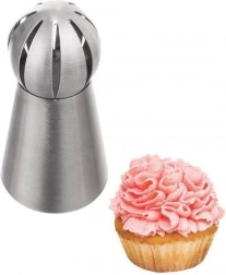 Banketbakkersspuitmond twist van zachte roestvrijstalen staal