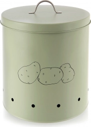 Metalen groene box voor aardappelen en groenten GREENISH 8,7 l