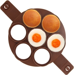 Siliconen vorm voor eieren en pannenkoekjes Orion Sillinie 24 cm
