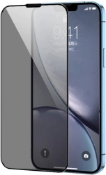 Gehard glas met zwarte rand voor iPhone 15