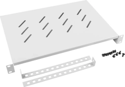 Lanberg plank voor 19" rackkast 1U 483 × 300 mm grijs - 1 stuk