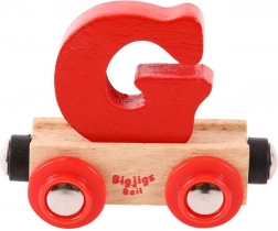 Bigjigs Rail houten wagon - letter G