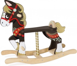 Le Toy Van Petilou hobbelpaard voor kinderen – bruin hout