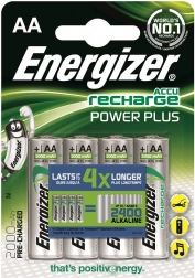 Accu ENERGIZER Power Plus AA L91 2000 mAh, 4 stuks
