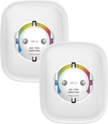 Slimme wifi-stopcontact gosund met apple homekit, duopack 16 a