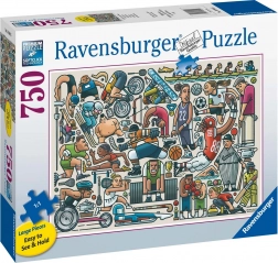 Ravensburger puzzel Atletische vorm 750 stukjes