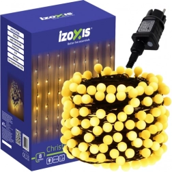 kerst lichtsnoer 300 led bolletjes 30 m warm wit ip44 izoxis