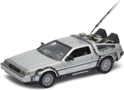 Modelauto DeLorean uit de film Terug naar de toekomst 1:24