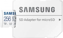 Samsung EVO Plus 256GB microSD-geheugenkaart met adapter