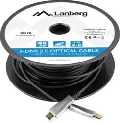 Optische HDMI kabel 50m Lanberg