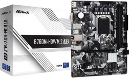Moederbord ASRock B760M‑HDV/M.2 D4 mATX (LGA1700, DDR4)